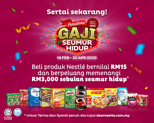 Peraduan Gaji Seumur Hidup Dear Nestle